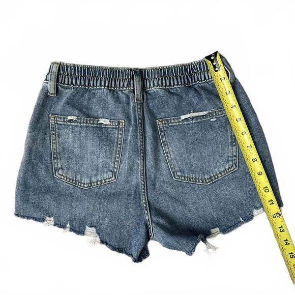 AE Aerie Daydream Distressed Denim Short American Eagle Casual Blue NWT XS - Picture 5 of 8